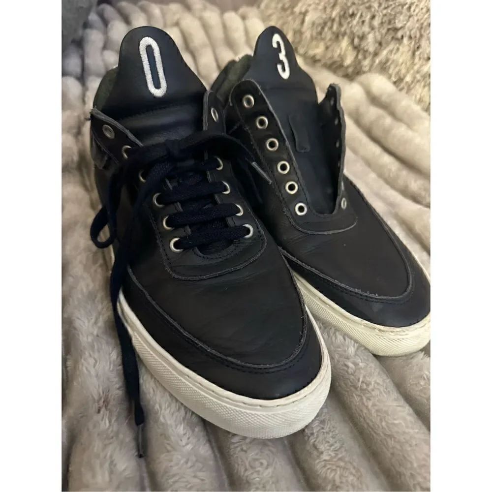 Filling Pieces Low Top Navy 03 Liberty Lace Up sneaker trainer shoe